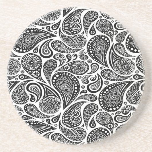 Paisley Zandsteen Onderzetter (Voorkant)