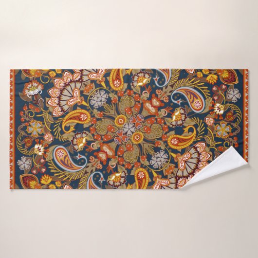  paisleybandafdruk, halsdoek of badhanddoek (Badhanddoek)