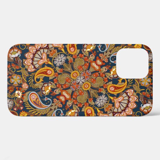  paisleybandafdruk, halsdoek of Case-Mate iPhone case (Achterkant (horizontaal))