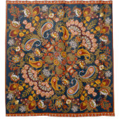  paisleybandafdruk, halsdoek of douchegordijn (Voorkant)