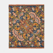  paisleybandafdruk, halsdoek of fleece deken (Voorkant)