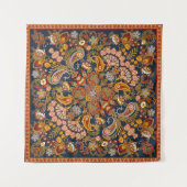  paisleybandafdruk, halsdoek of wandkleed (Voorkant)