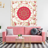 PaisleyOfBliss - Gekapt canvas Afdruk (Insitu (Woonkamer))