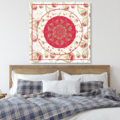 PaisleyOfBliss - Gekapt canvas Afdruk (Insitu (Slaapkamer))