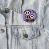 PAISLEYPANDAS RONDE BUTTON 5,7 CM (In situ)