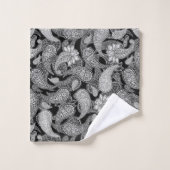 Paisleypatroon bad handdoek (Wasdoekje)