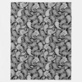 Paisleypatroon fleece deken (Voorkant)