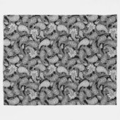 Paisleypatroon fleece deken (Voorkant (Horizontaal))