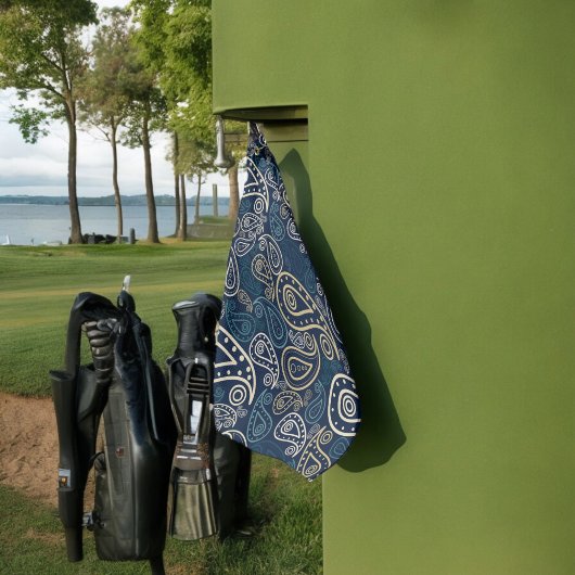 paisleypatroon golfhanddoek