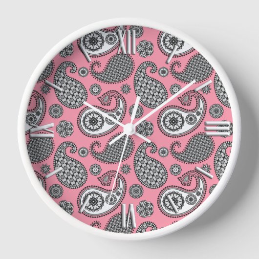 Paisleypatroon, grijstinten (Voorkant)