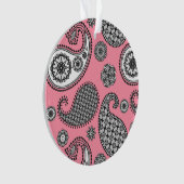 Paisleypatroon, grijstinten ornament (voorkant)