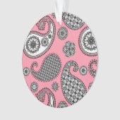 Paisleypatroon, grijstinten ornament (voorkant)