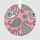 Paisleypatroon, grijstinten ornament (voorkant)