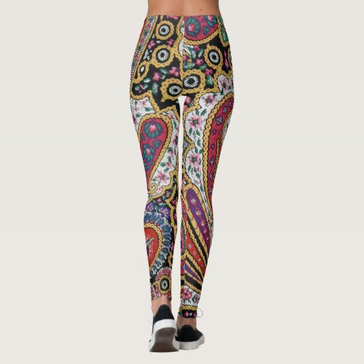paisleypatroon leggings (Achterkant)