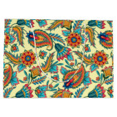  paisleypatroon op geel groot cadeauzakje (Achterkant)