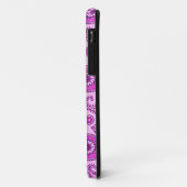 Paisleypatroon, orchidee en amethyst-paars Case-Mate iPhone case (Achterkant/links)