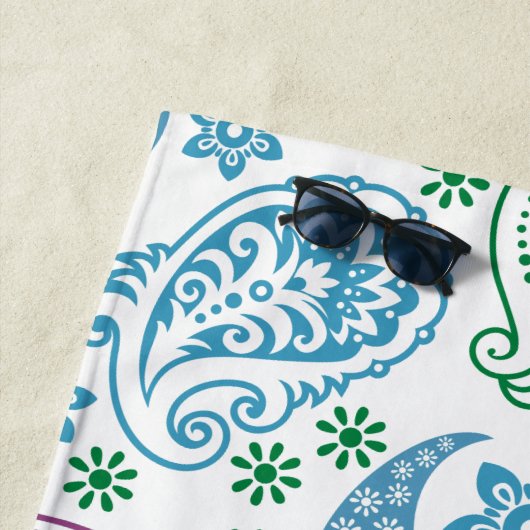 paisleypatroon strandlaken (In situ)