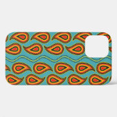Paisleypatroon, textuur van sierweefsel indian s Case-Mate iPhone case (Achterkant (horizontaal))