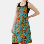 Paisleypatroon, textuur van sierweefsel indian s schort (Insitu)