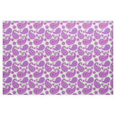 Paisleypatroon, violet, paars en wit stof (Fat Quarter)