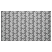 Paisleypatroon, zilvergrijs/grijs/wit stof (Fat Quarter)