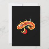 Paisleypatroonposter – Boho-bloemige Mandala-kunst Save The Date (Achterkant)