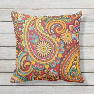 Paisleypatroonprint Buitenkussen