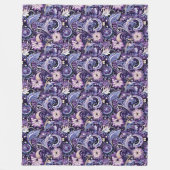 Paisleyprint fleece deken (Voorkant)
