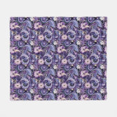 Paisleyprint fleece deken (Voorkant (Horizontaal))
