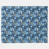 Paisleyprint fleece deken (Voorkant (Horizontaal))