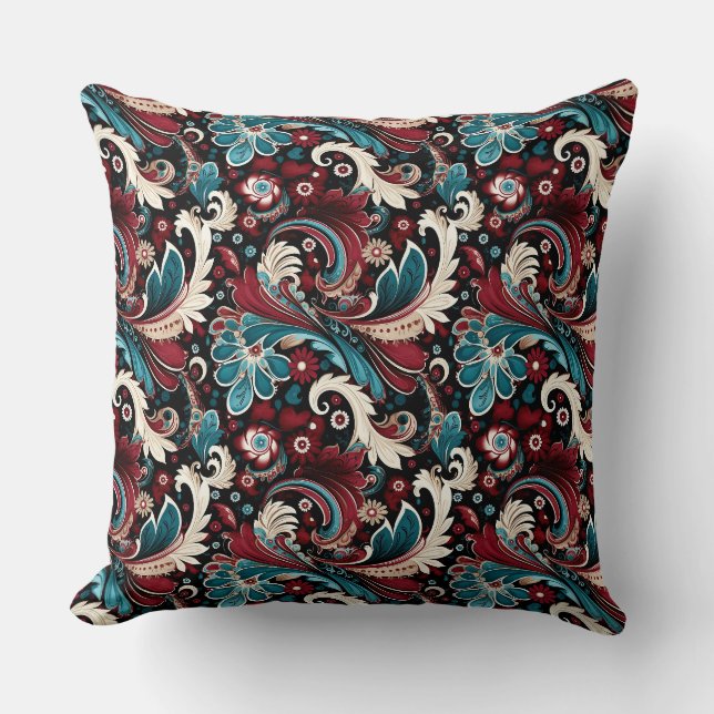 Paisleyprint Kussen (Voorkant)