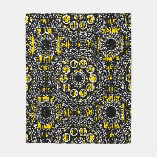 Paisleys elegant florale patroonachtergrond fleece deken