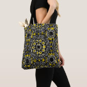 Paisleys elegant florale  patroonachtergrond tote bag (Dichtbij)