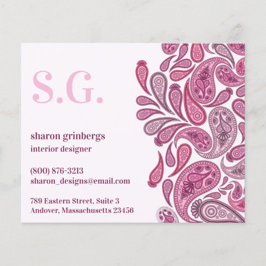 Paisleys Elegant Flyer (Voorkant)