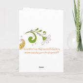 Paisley's Garden - Gepersonaliseerd Kaart (Achterkant)