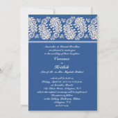 Paisleys Indian/Jewish Wedding Flat Invitation Kaart (Achterkant)