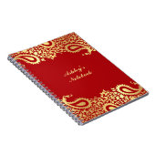 Paisleys Indian Style-laptop Notitieboek (Rechterzijde)