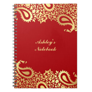 Paisleys Indian Style-laptop Notitieboek