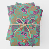 Paisleys Pattern Inpakpapier Vel (In situ)