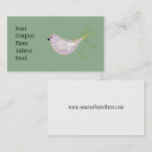 paisleyvogel - biz - kaart visitekaartje (Voorkant / Achterkant)