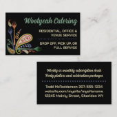 paisleyvorken - cateringbedrijf c visitekaartje (Voorkant / Achterkant)