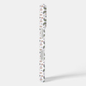 Paisly Flower Stippen Groen Roze Paarse Case-Mate iPhone Case (Achterkant / Rechts)