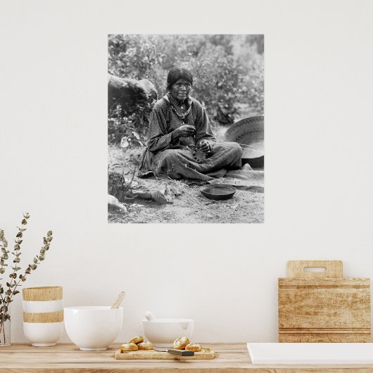Paiute Basket Maker: 1902 Poster (Keuken)