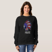 Paiute Native American Flag Pride Hoofdpagina Trui (Voorkant volledig)