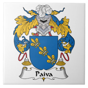 Paiva Family Crest Tegeltje