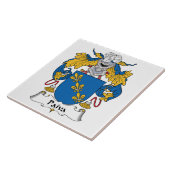 Paiva Family Crest Tegeltje (Zijkant)