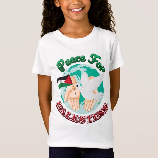 paix-pour-palestine t-shirt (Voorkant)