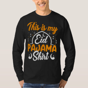 Pajama blij Eid Mubarak aan Moslim Al Fitr Al T-shirt