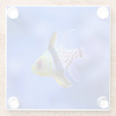 Pajama Cardinalfish Glazen Onderzetter (Achterkant)