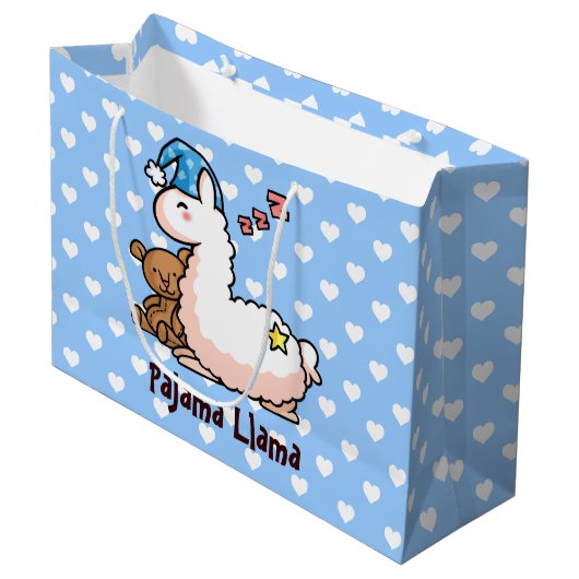 Pajama Llama Groot Cadeauzakje (Voorkant Gekanteld)